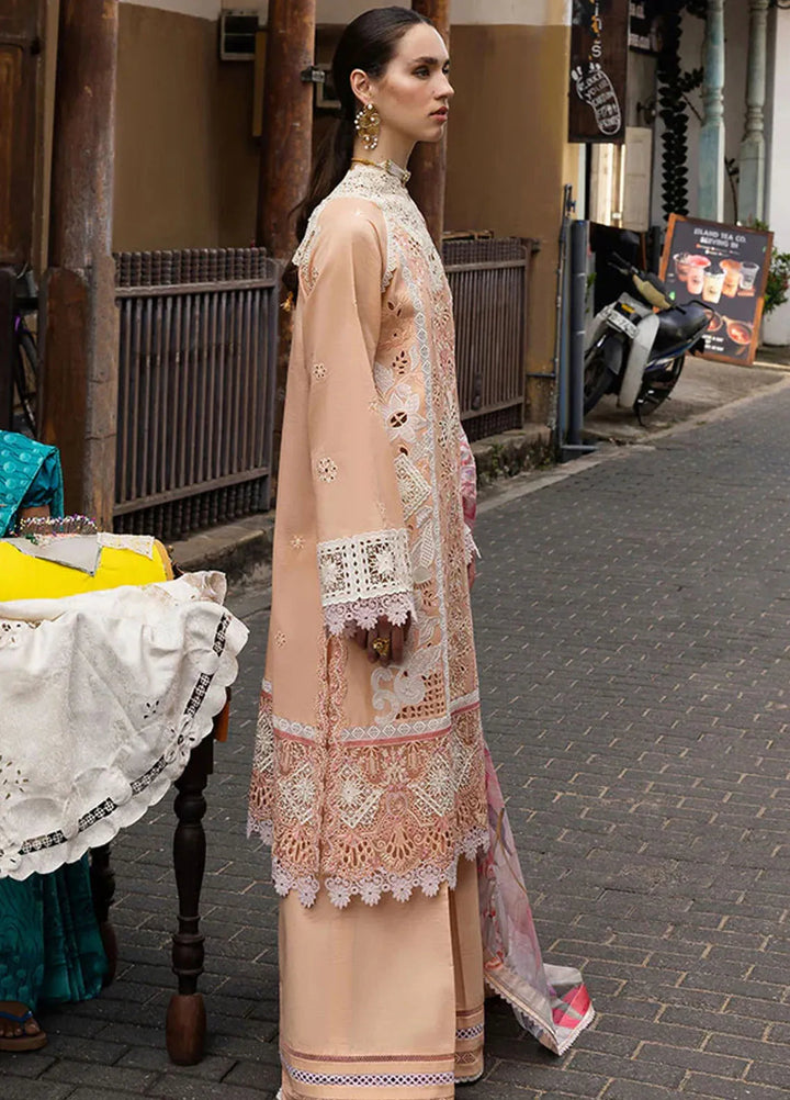 Manaram by Mushq Embroidered Lawn Suit Unstitched 3 Piece MQ25ML D-204 Dreamlike Vibe - Summer Collection