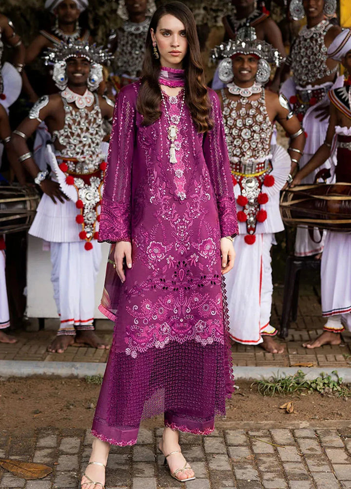 Manaram by Mushq Embroidered Lawn Suit Unstitched 3 Piece MQ25ML D-205 Eternal Beat - Summer Collection