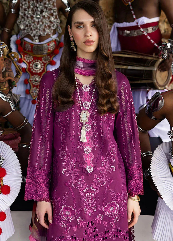 Manaram by Mushq Embroidered Lawn Suit Unstitched 3 Piece MQ25ML D-205 Eternal Beat - Summer Collection