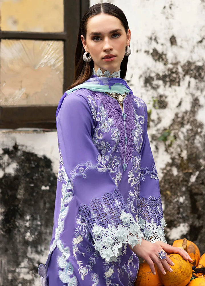 Manaram by Mushq Embroidered Lawn Suit Unstitched 3 Piece MQ25ML D-208 Luminous Essence - Summer Collection