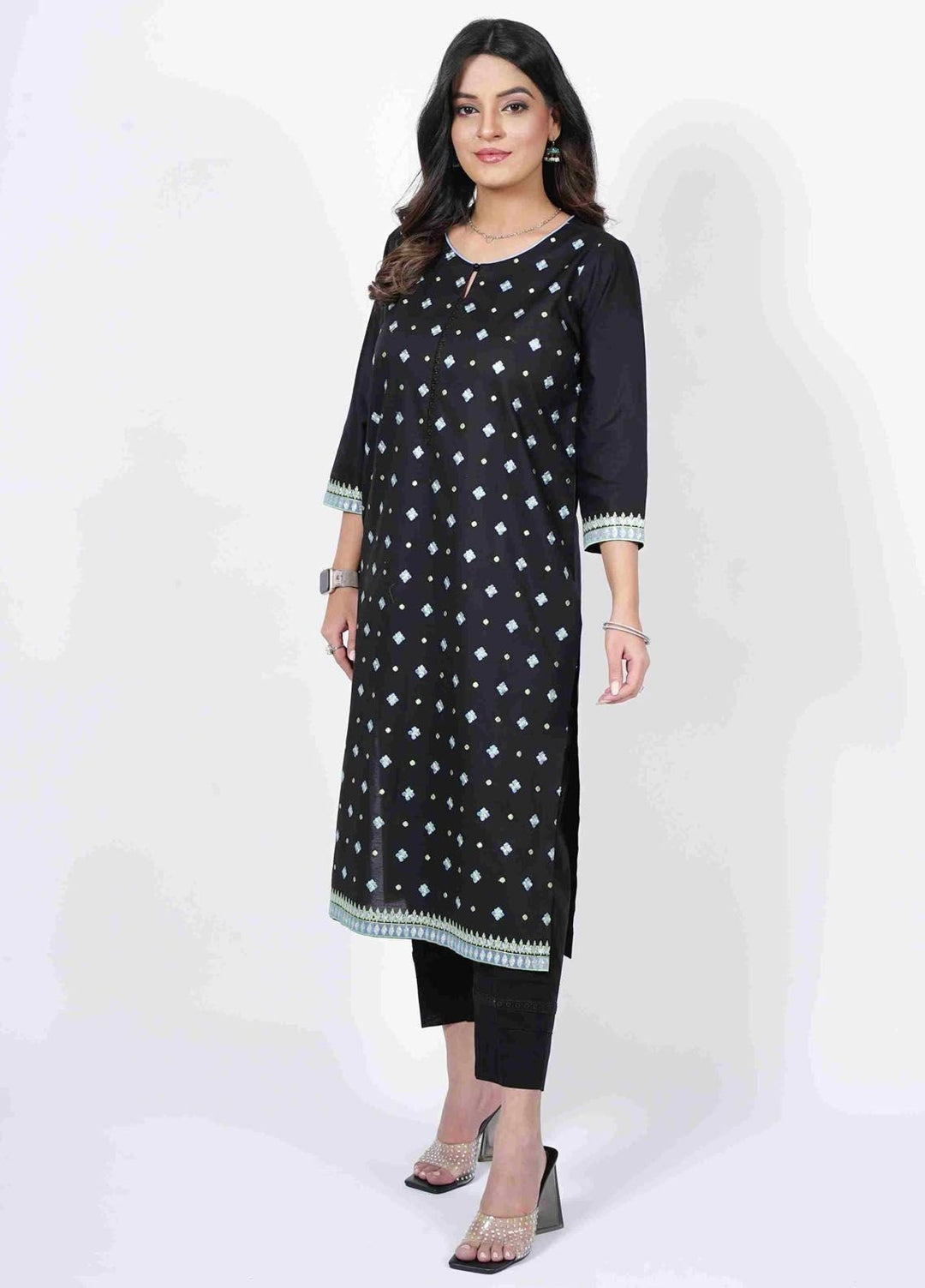 Manhani by Vibgyor Embroidered Lawn Suits Unstitched 3 Piece D6-U-V124 - Summer Collection