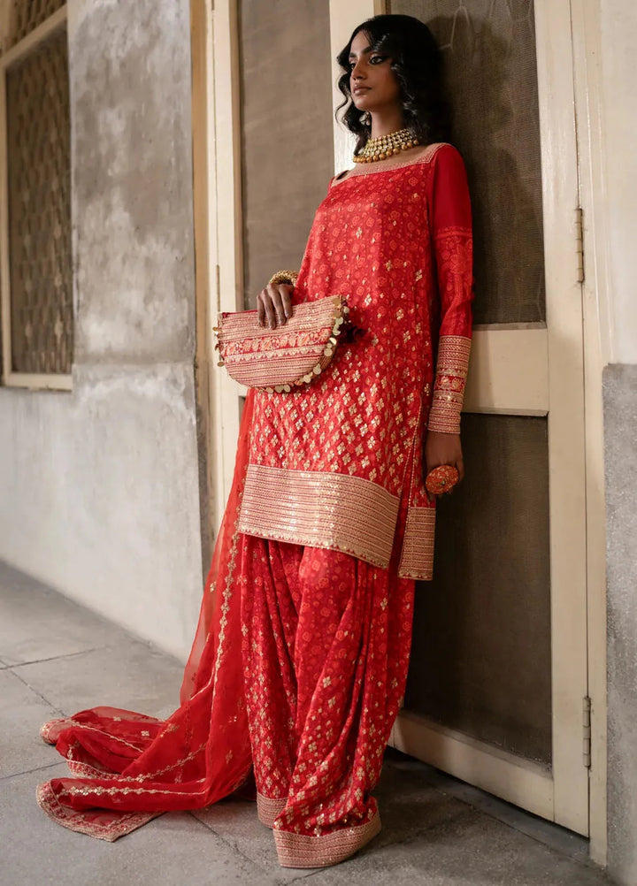 Mannat By Erum Khan Luxury Pret Embroidered 3 Piece Suit Gulnar