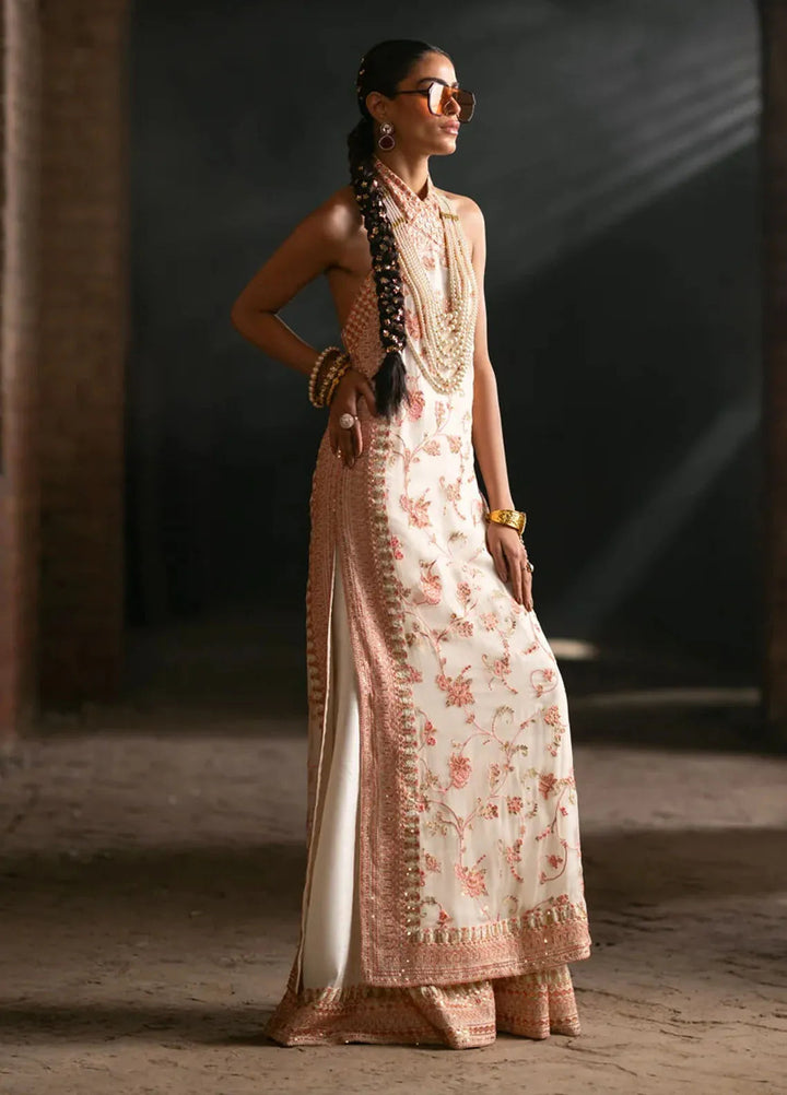 Mannat By Erum Khan Luxury Pret Embroidered Chiffon 3 Piece Suit Khawab