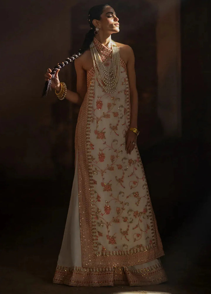 Mannat By Erum Khan Luxury Pret Embroidered Chiffon 3 Piece Suit Khawab