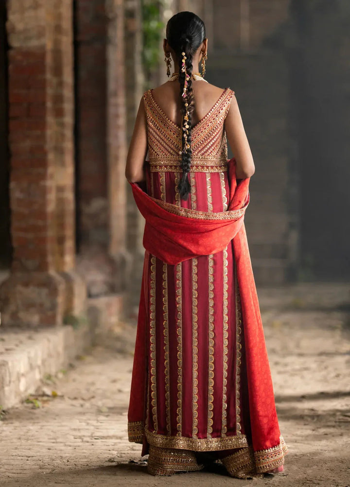 Mannat By Erum Khan Luxury Pret Embroidered Silk 3 Piece Suit Sohni