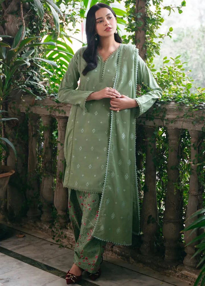 Mannat Clothing Pret Embroidered Khaddar 3 Piece Suit Ishama