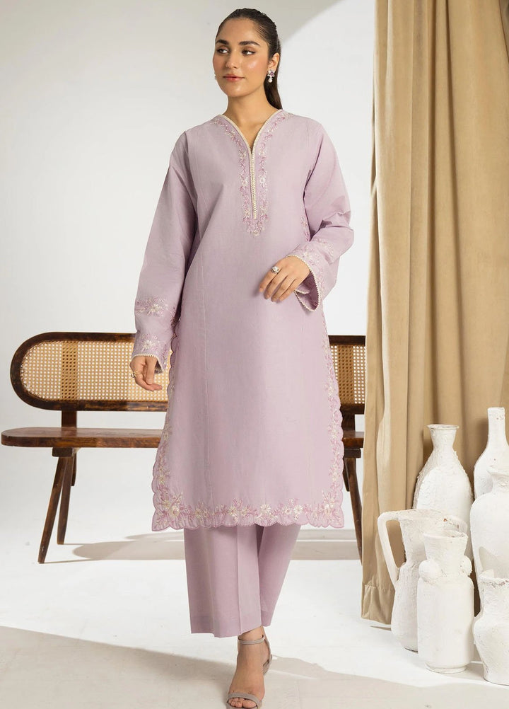 Mannat Clothing Pret Embroidered Lawn 2 Piece Suit Tempt