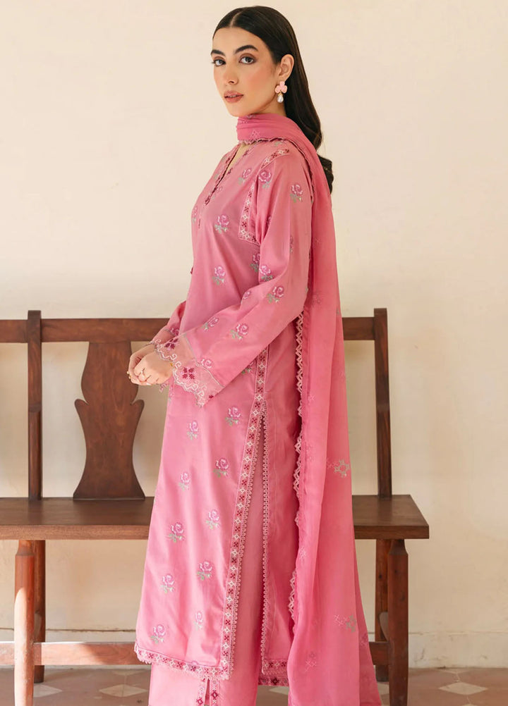 Mannat Clothing Pret Embroidered Lawn 3 Piece Suit Dune