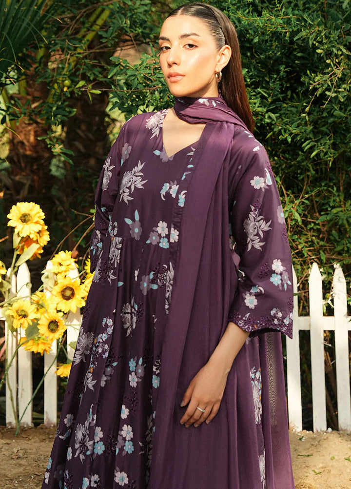 Mannat Clothing Pret Embroidered Lawn 3 Piece Suit Mirage