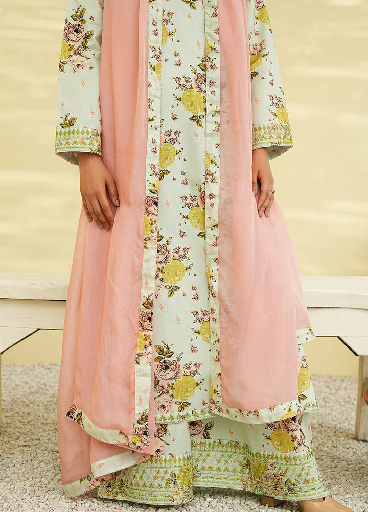Mannat Clothing Pret Embroidered Lawn 3 Piece Suit Petals