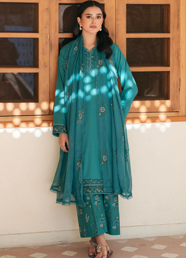 Mannat Clothing Pret Embroidered Lawn 3 Piece Suit Zenia