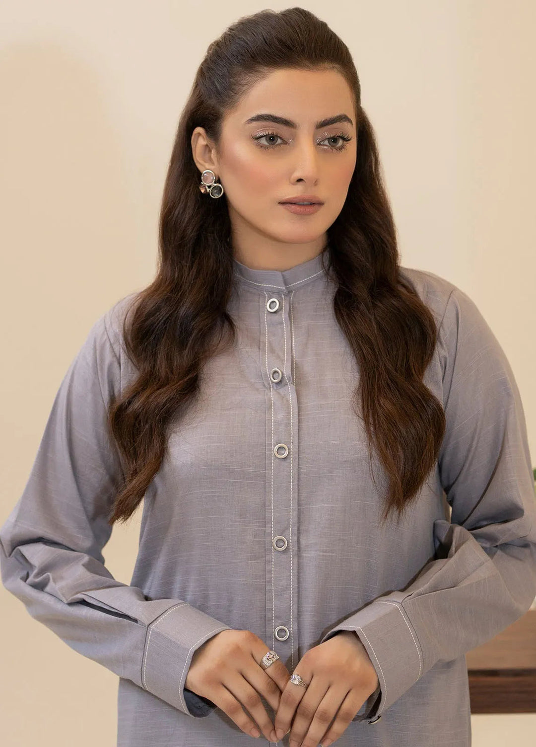 Mannat Clothing Pret Printed Light Khaddar 2 Piece Suit Eden