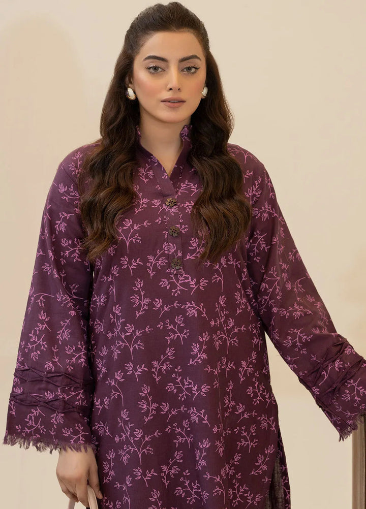 Mannat Clothing Pret Printed Light Khaddar 2 Piece Suit Ivy