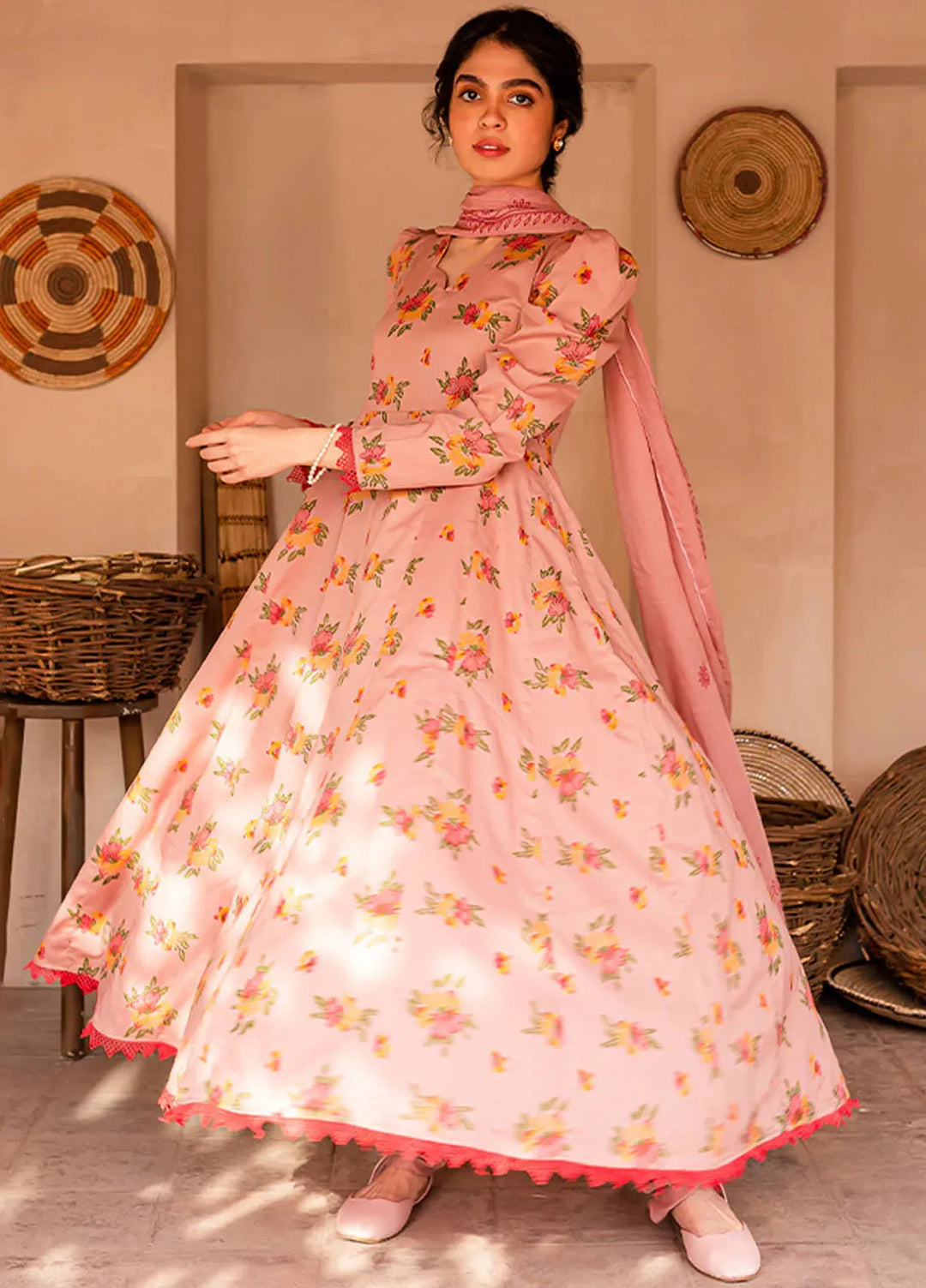 Mannat Pret Casual Cotton 3 Piece Suit Gulshan