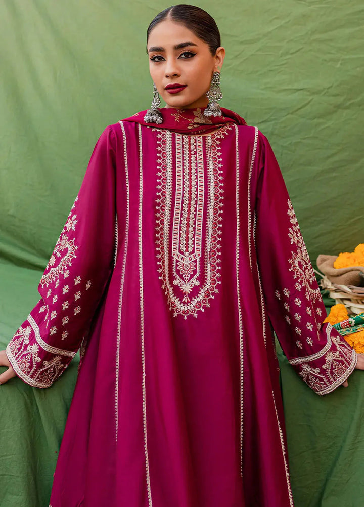 Mannat Pret Embroidered Cotton 3 Piece Suit Haseen