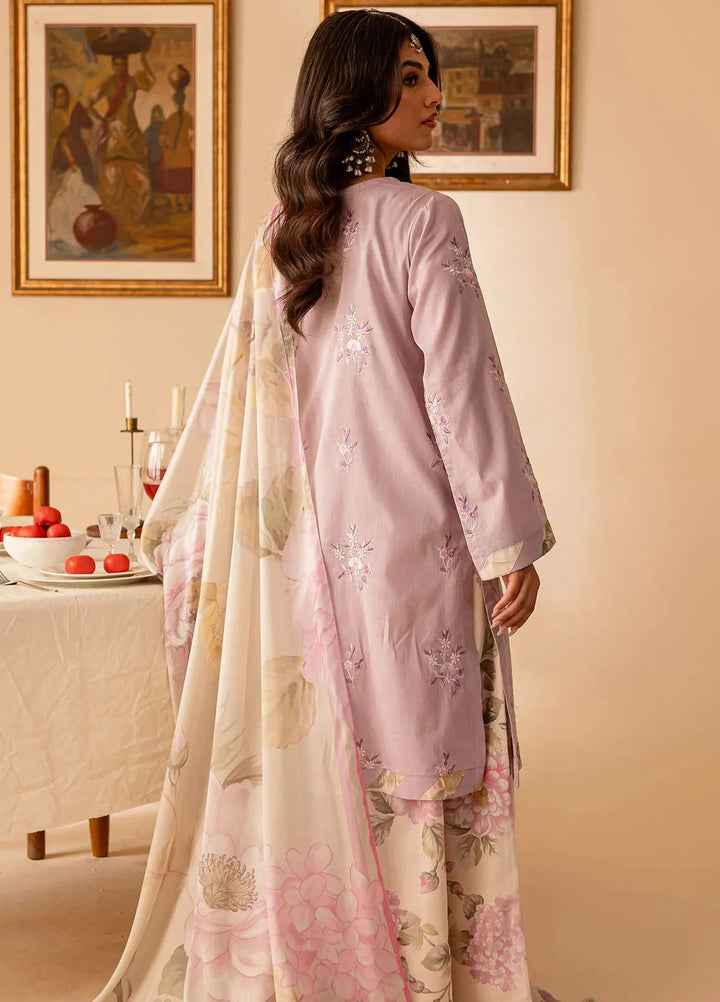 Mannat Pret Embroidered Lawn 3 Piece Suit Amrya