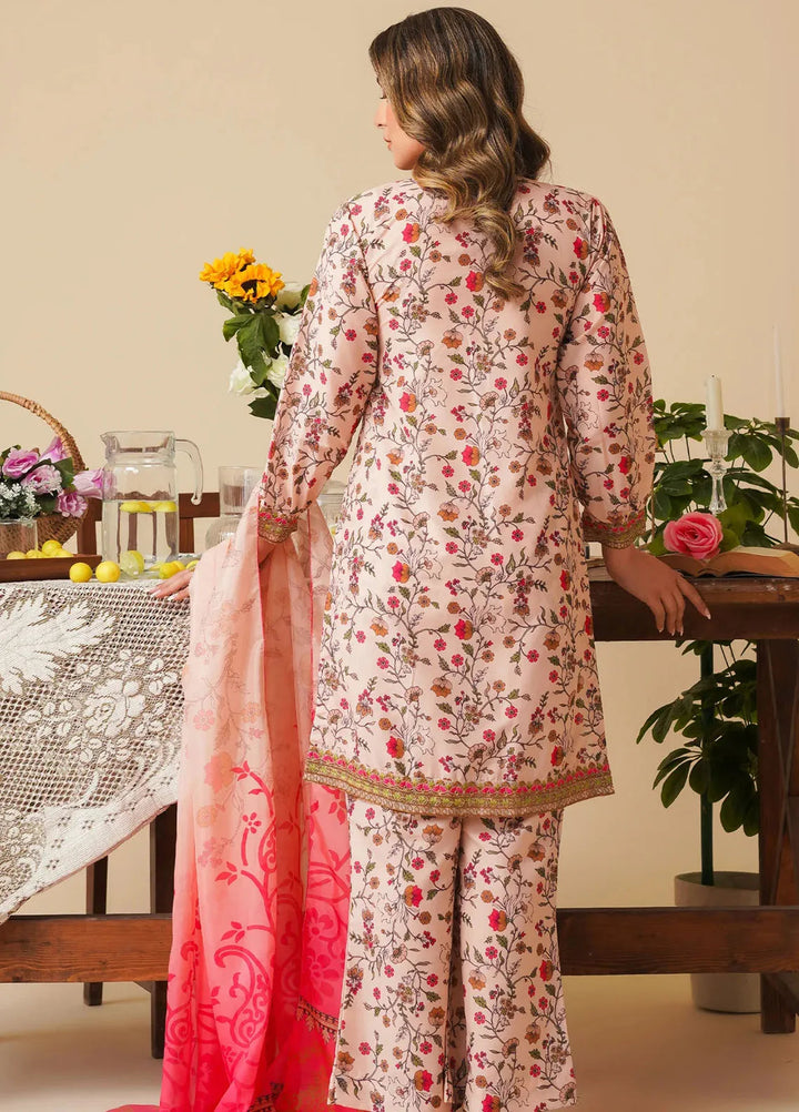 Mannat Pret Embroidered Poly Lawn 3 Piece Suit Ruffles