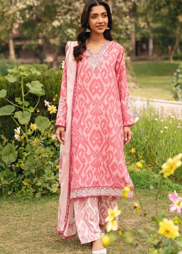 Mannat Pret Printed Cotton Lawn 3 Piece Suit Peony