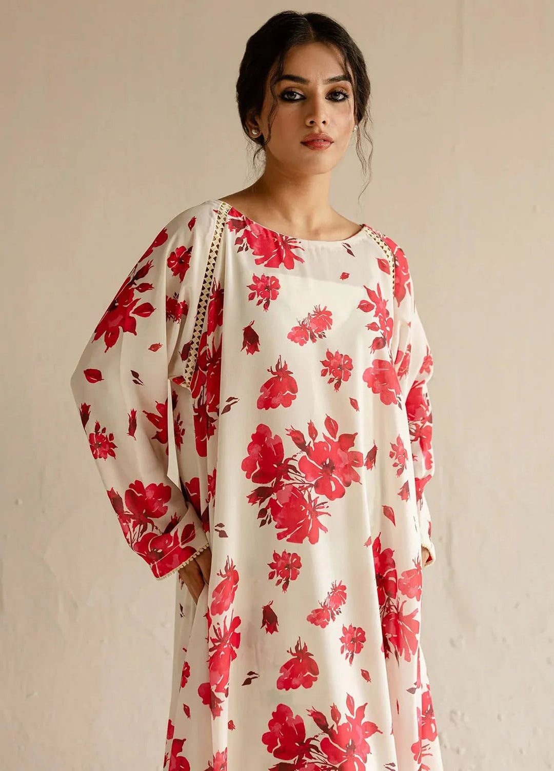 Mannat Pret Printed Crepe Kurti Sahar