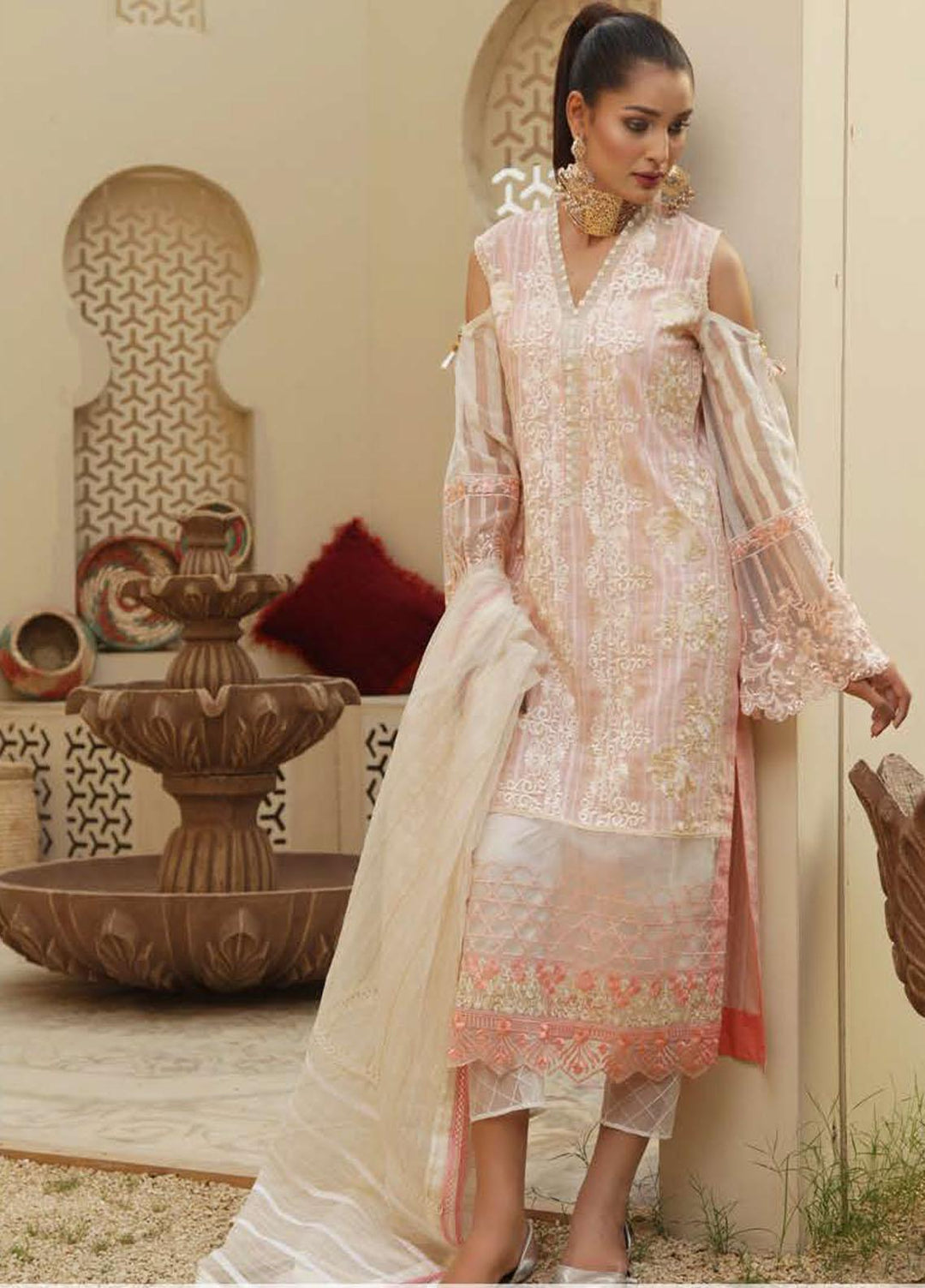 Marasim Embroidered Cotton Suits Unstitched 3 Piece MS21LW D-03 - Formals Collection