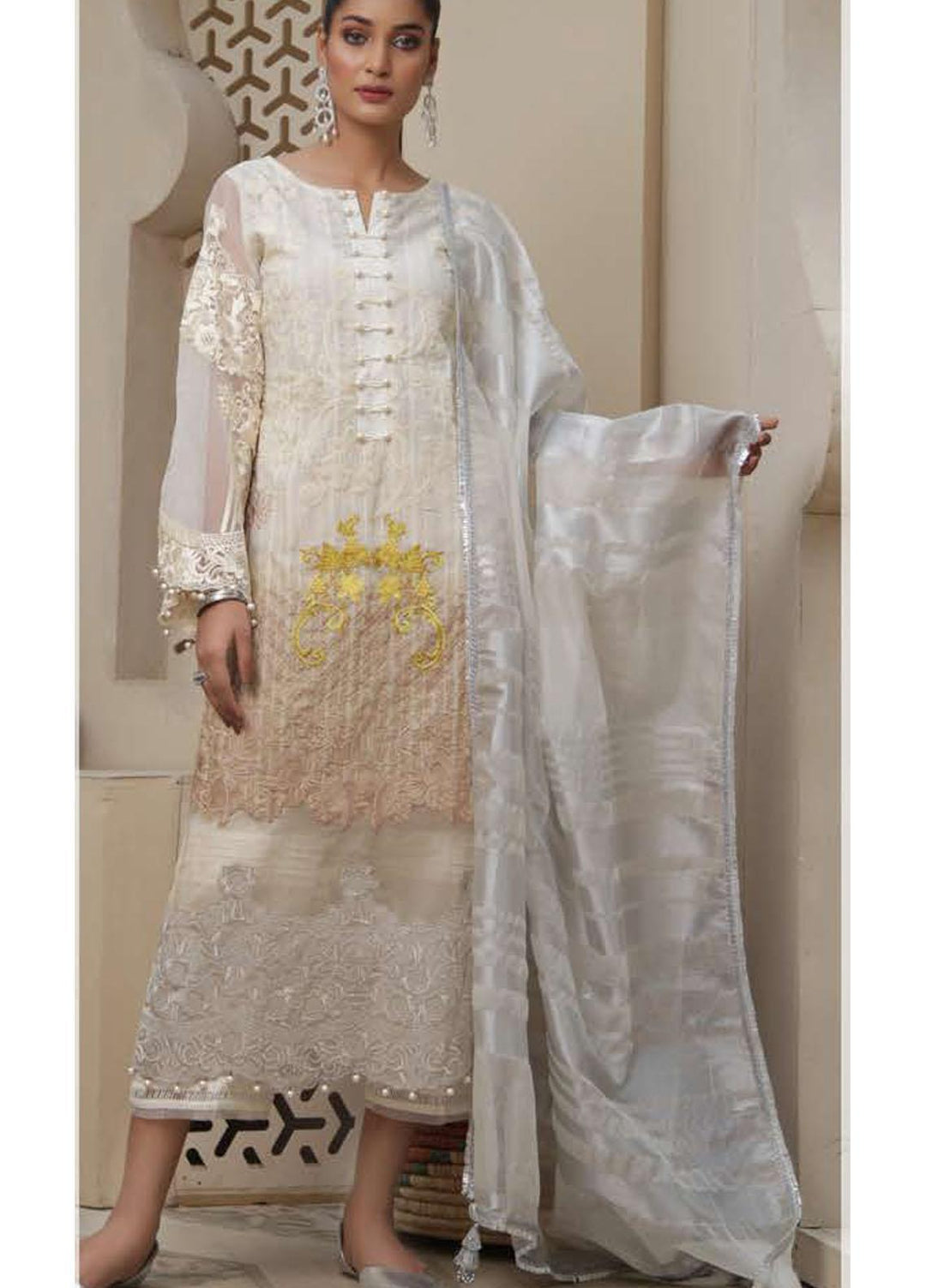 Marasim Embroidered Cotton Suits Unstitched 3 Piece MS21LW D-05 - Formals Collection