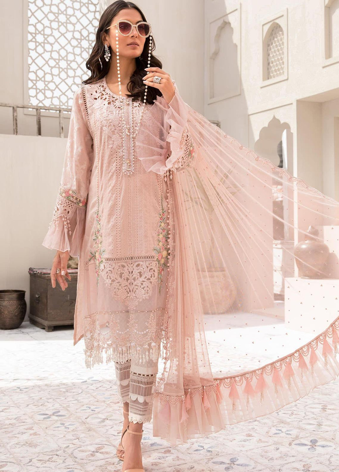 Maria B Embroidered Jacquard Suits Unstitched 3 Piece MB21EL D-06 - Festive Collection