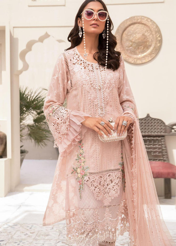Maria B Embroidered Jacquard Suits Unstitched 3 Piece MB21EL D-06 - Festive Collection