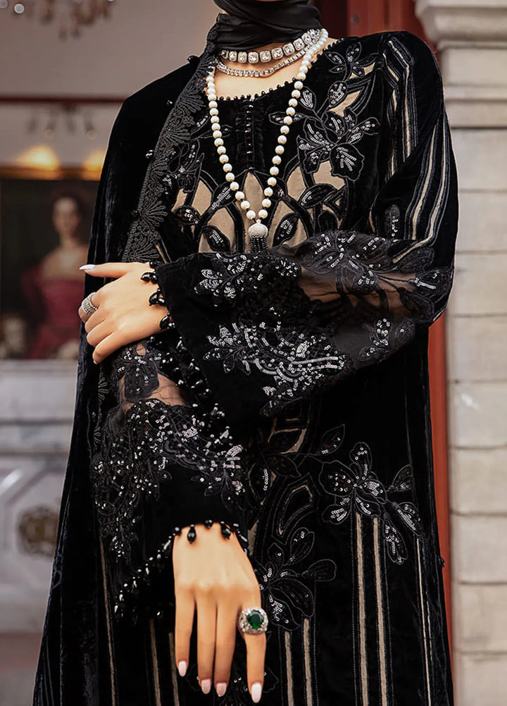 Maria B Embroidered Suit Unstitched 3 Piece D-05 - Winter Collection