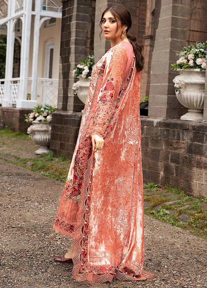 Maria B Embroidered Suit Unstitched 3 Piece D-06 - Winter Collection