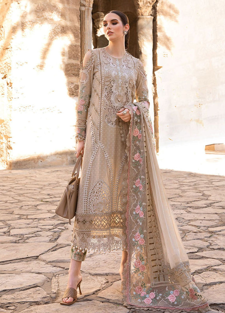 Maria B Embroidered  Suits Unstitched 3 Piece MB24LL 10A - Luxury Lawn Collection