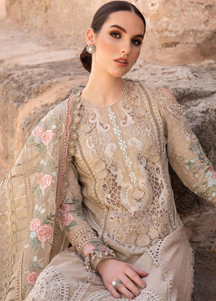 Maria B Embroidered  Suits Unstitched 3 Piece MB24LL 10A - Luxury Lawn Collection