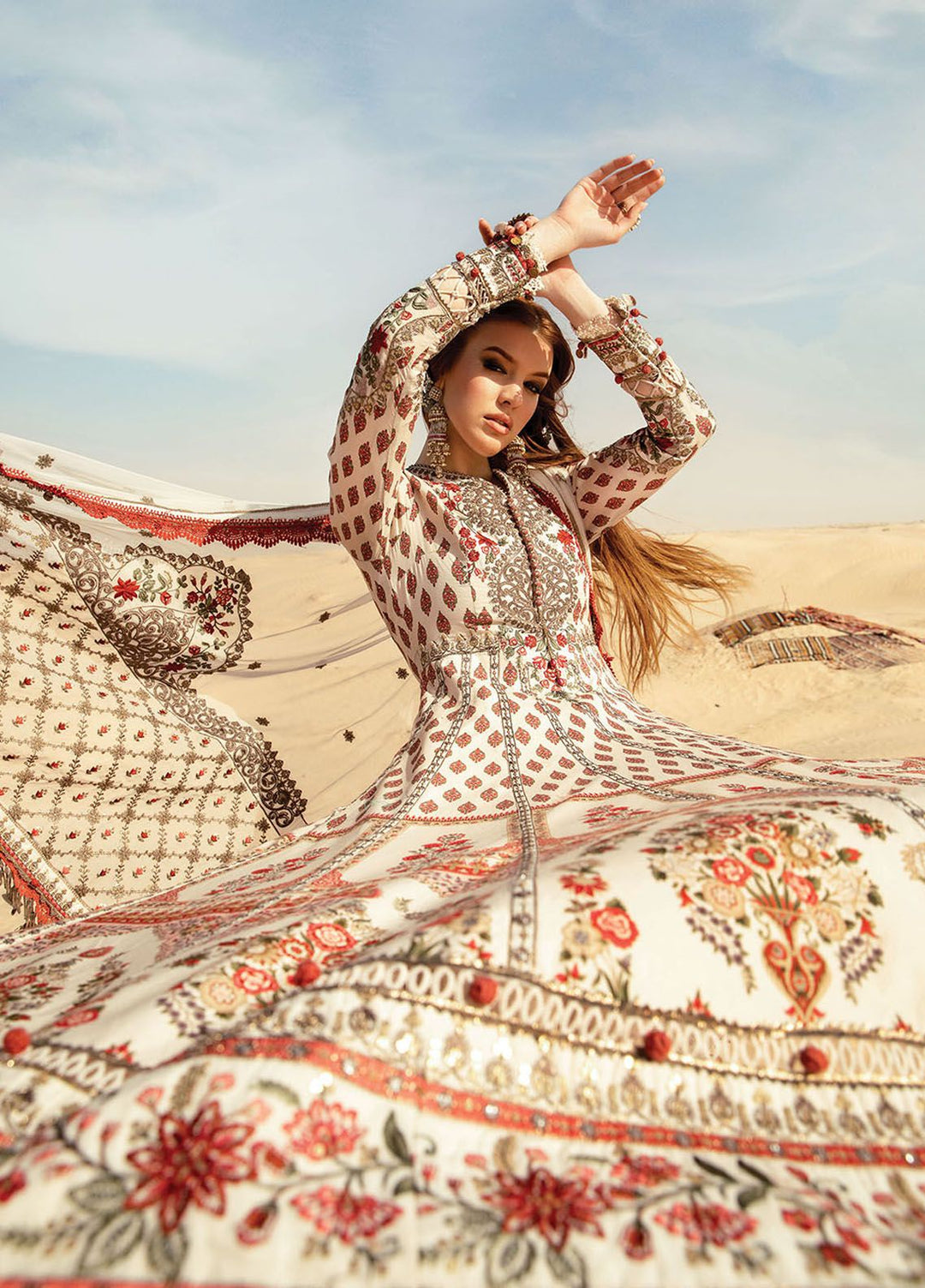 Maria B Embroidered  Suits Unstitched 3 Piece MB24LL 13A - Luxury Lawn Collection