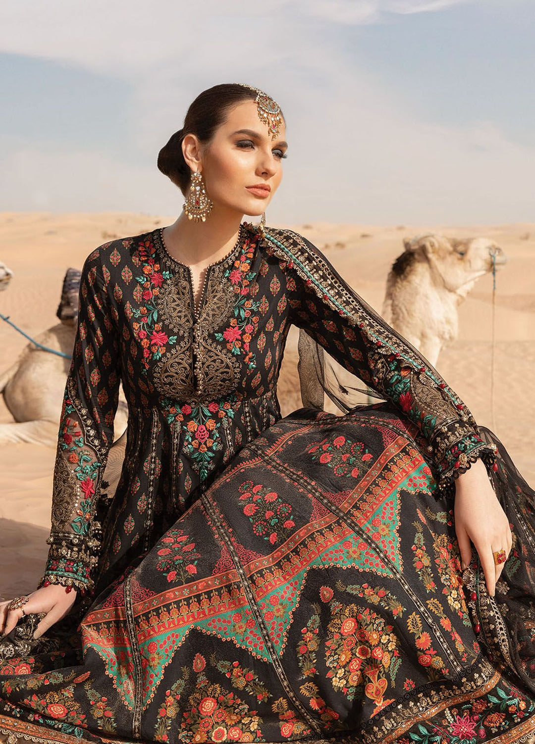 Maria B Embroidered  Suits Unstitched 3 Piece MB24LL 13B - Luxury Lawn Collection
