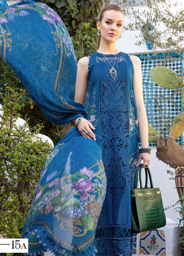 Maria B Embroidered  Suits Unstitched 3 Piece MB24LL 15A - Luxury Lawn Collection