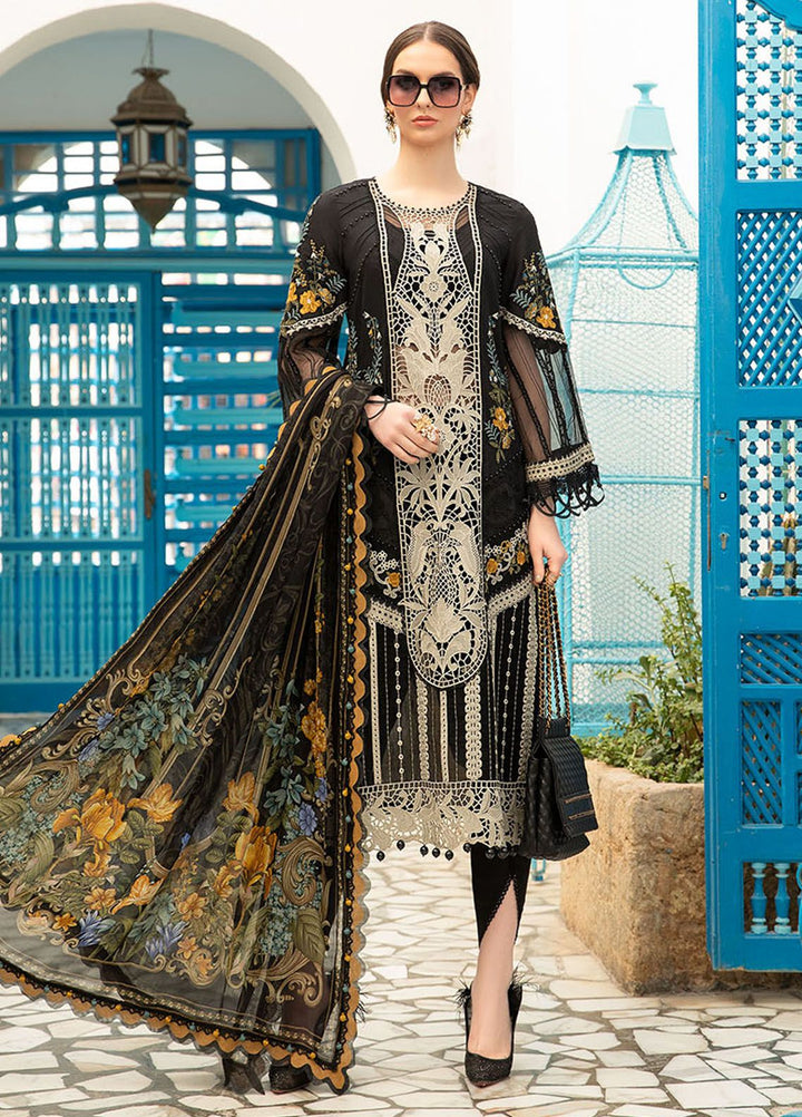 Maria B Embroidered  Suits Unstitched 3 Piece MB24LL 15B - Luxury Lawn Collection
