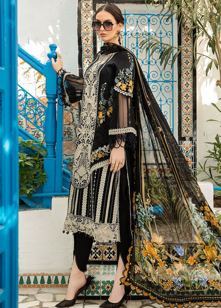 Maria B Embroidered  Suits Unstitched 3 Piece MB24LL 15B - Luxury Lawn Collection