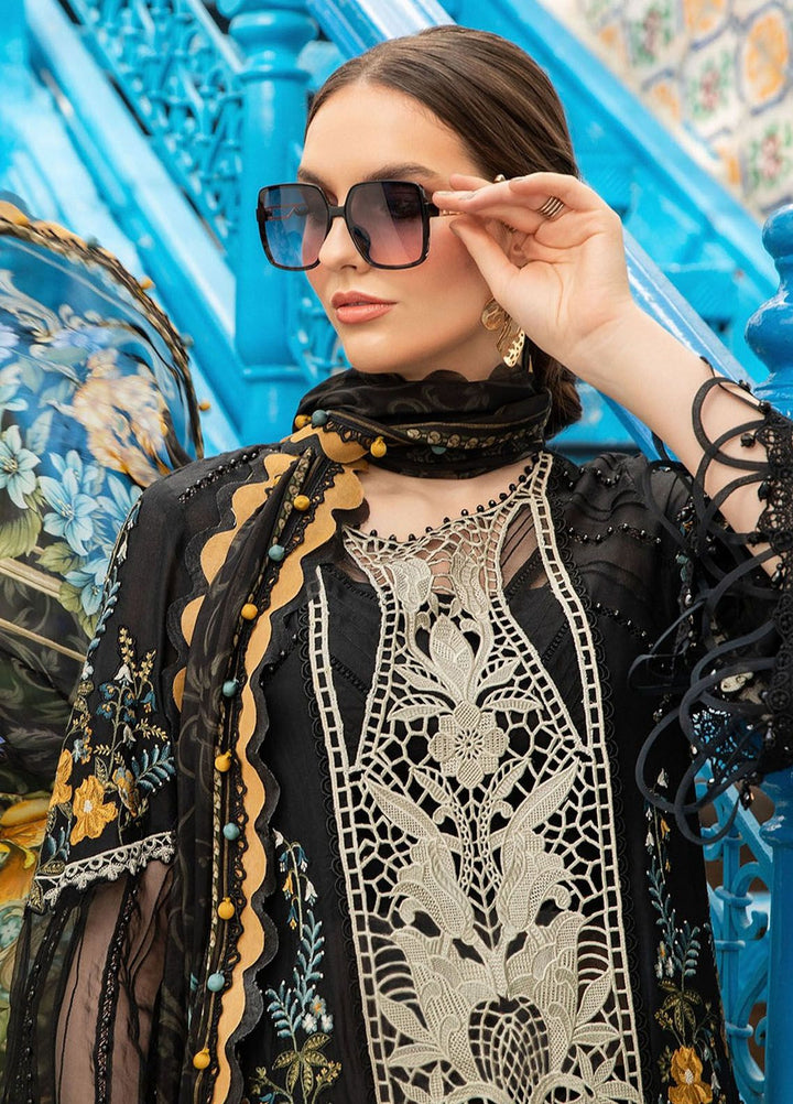 Maria B Embroidered  Suits Unstitched 3 Piece MB24LL 15B - Luxury Lawn Collection