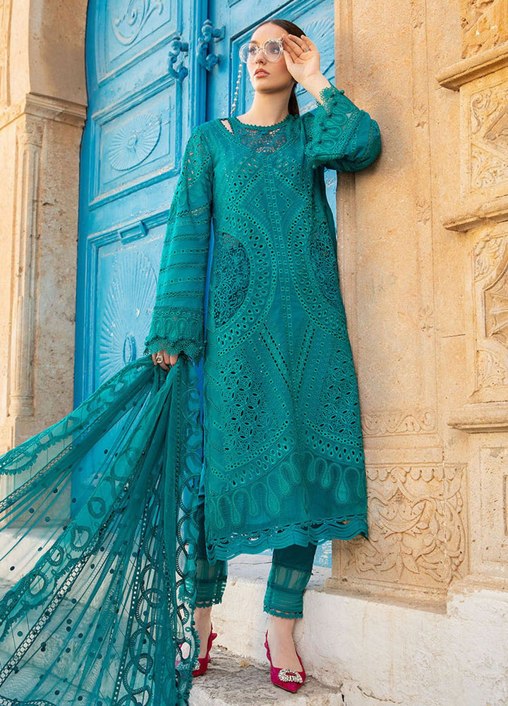 Maria B Embroidered  Suits Unstitched 3 Piece MB24LL 2A - Luxury Lawn Collection