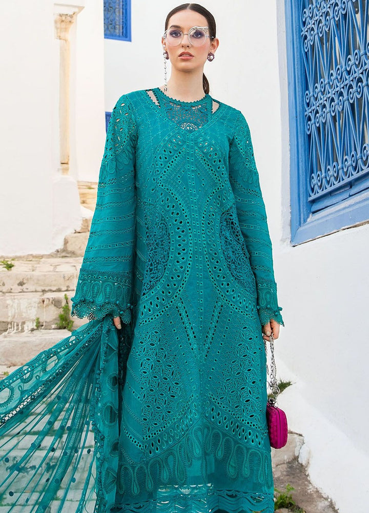 Maria B Embroidered  Suits Unstitched 3 Piece MB24LL 2A - Luxury Lawn Collection