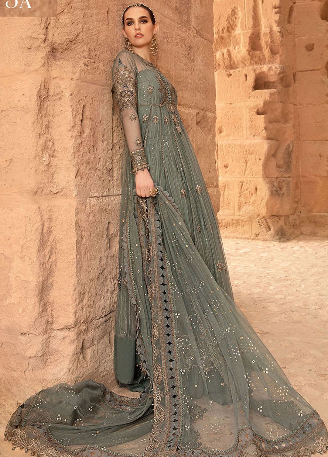 Maria B Embroidered  Suits Unstitched 3 Piece MB24LL 3A - Luxury Lawn Collection