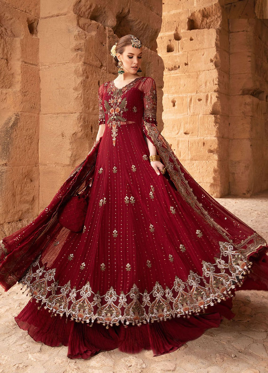 Maria B Embroidered  Suits Unstitched 3 Piece MB24LL 3B - Luxury Lawn Collection