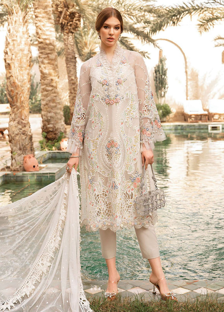 Maria B Embroidered  Suits Unstitched 3 Piece MB24LL 5A - Luxury Lawn Collection