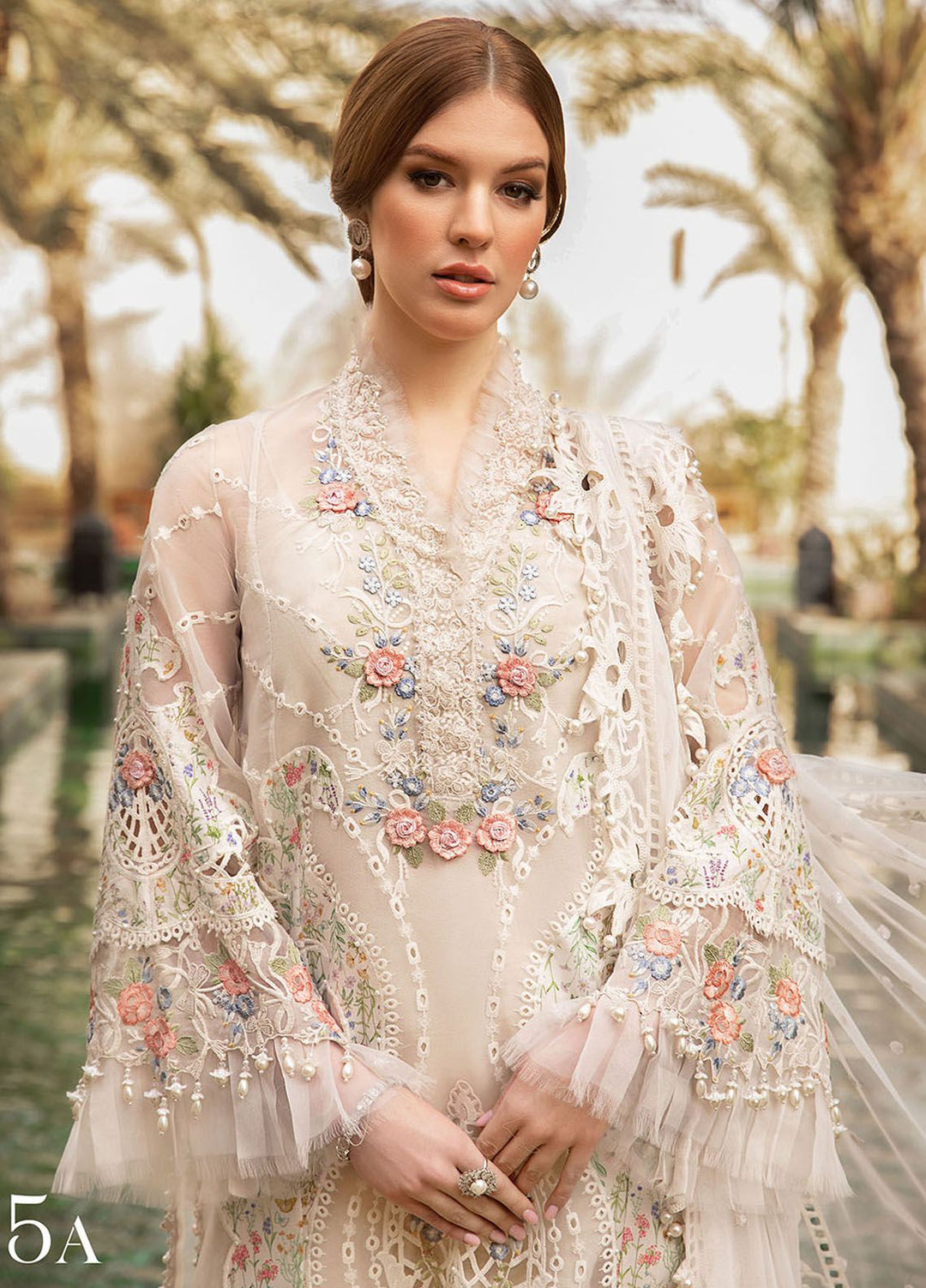 Maria B Embroidered  Suits Unstitched 3 Piece MB24LL 5A - Luxury Lawn Collection
