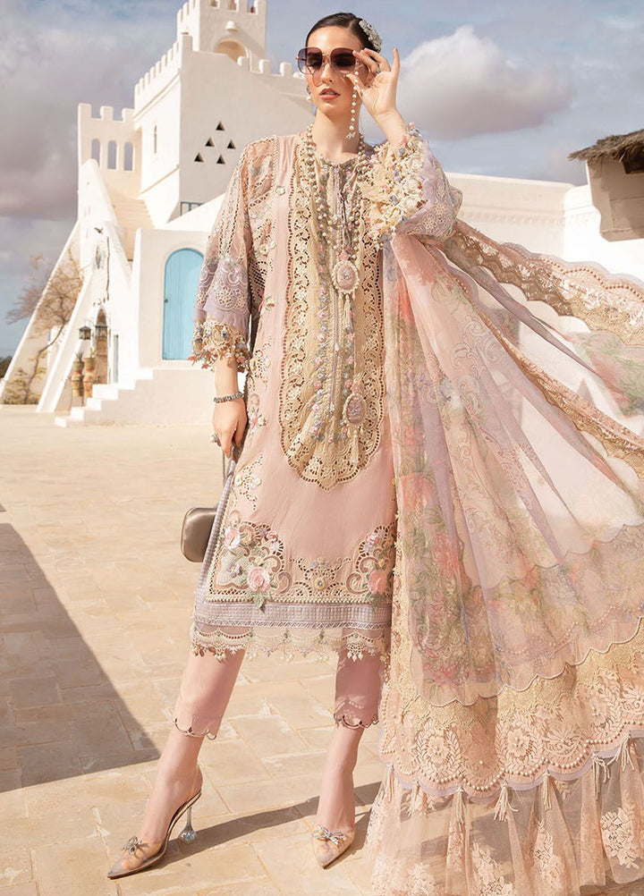 Maria B Embroidered  Suits Unstitched 3 Piece MB24LL 6A - Luxury Lawn Collection