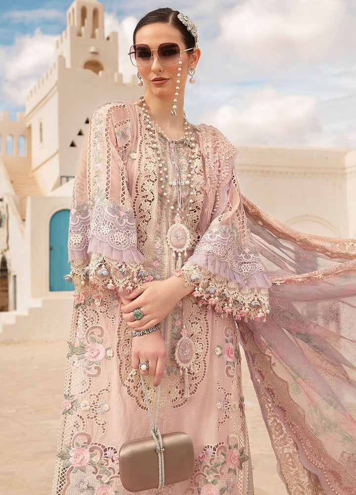 Maria B Embroidered  Suits Unstitched 3 Piece MB24LL 6A - Luxury Lawn Collection