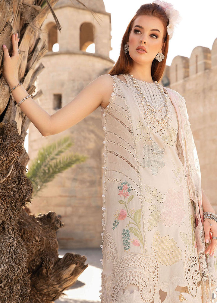 Maria B Embroidered  Suits Unstitched 3 Piece MB24LL 7A - Luxury Lawn Collection