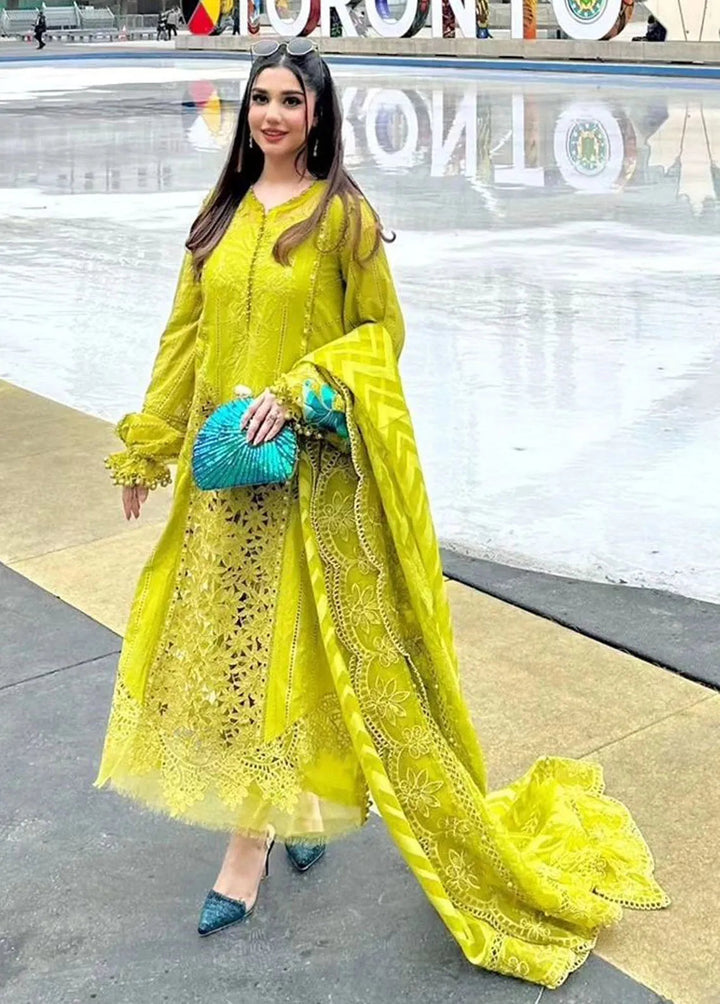 Maria B Embroidered  Suits Unstitched 3 Piece MB24LL 8A - Luxury Lawn Collection