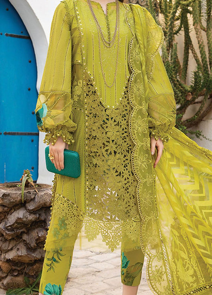 Maria B Embroidered  Suits Unstitched 3 Piece MB24LL 8A - Luxury Lawn Collection
