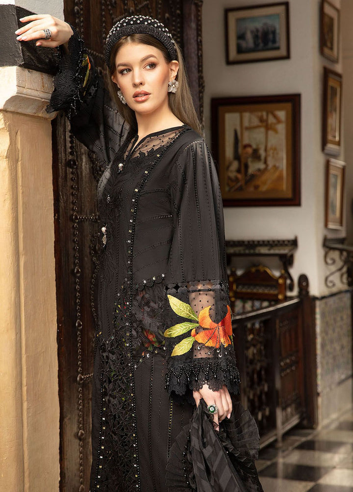 Maria B Embroidered  Suits Unstitched 3 Piece MB24LL 8B - Luxury Lawn Collection