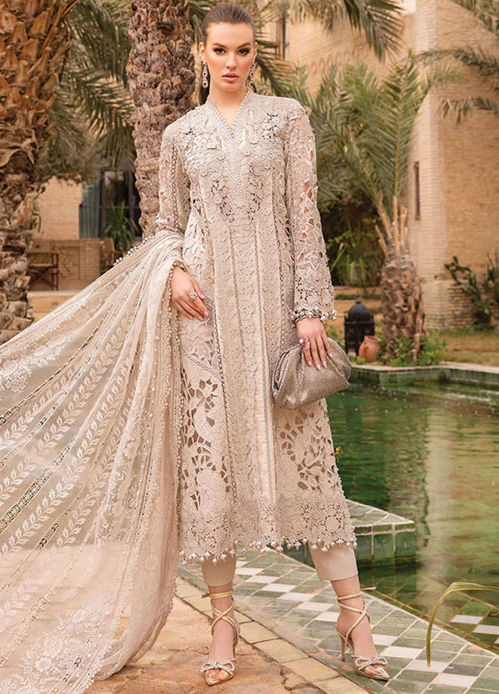 Maria B Embroidered  Suits Unstitched 3 Piece MB24LL 9A - Luxury Lawn Collection